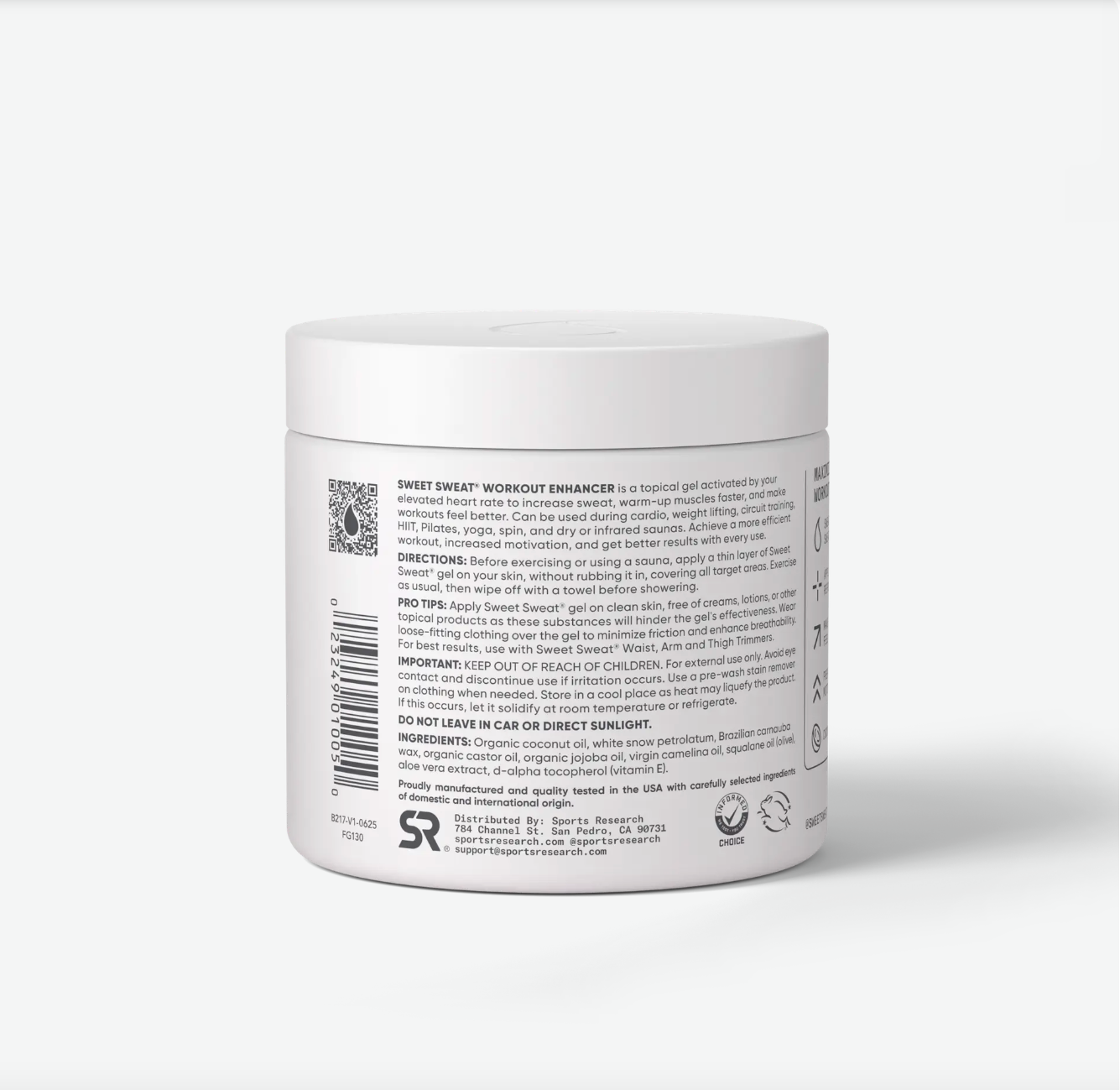 Sweet Sweat® Jar Topical Gel